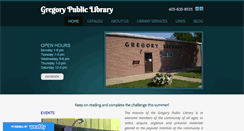 Desktop Screenshot of gregorylibrary.com